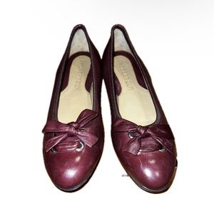 Robert Zur Maroon Flats Size 7